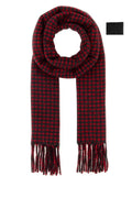 Jil Sander Men Embroidered Wool Scarf