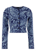 Etro Women Embroidered Knit Cardigan