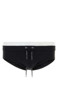 Dolce & Gabbana Men Black Stretch Nylon Swimming Brief