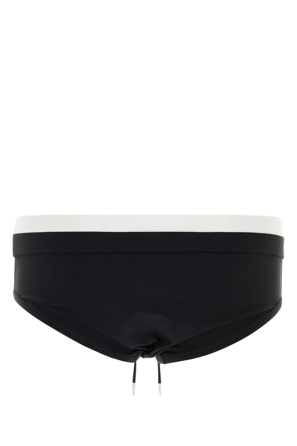 Dolce & Gabbana Men Black Stretch Nylon Swimming Brief