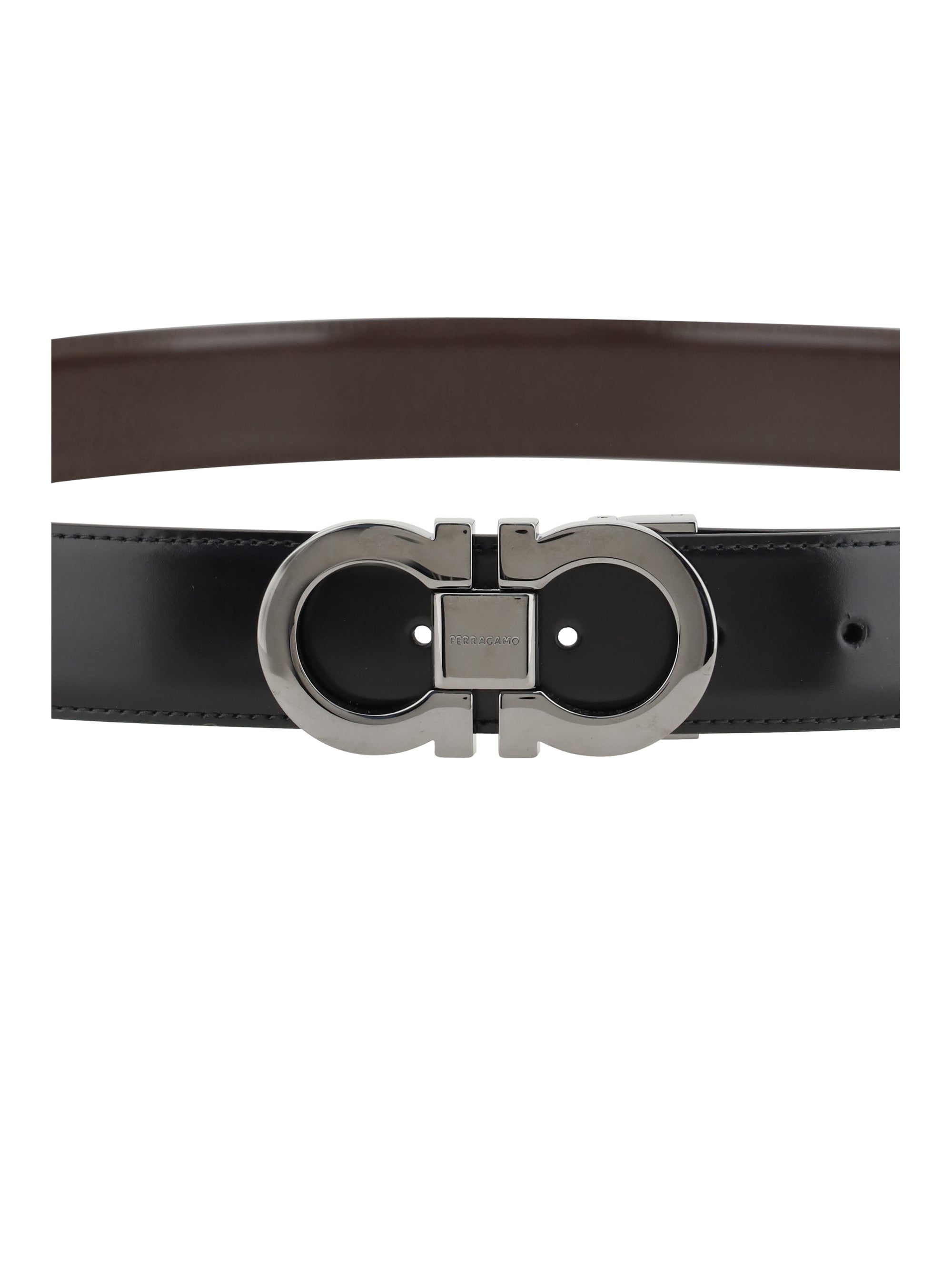 Ferragamo Men Gancini Reversible Belt