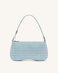 Eva Shoulder Handbag - Ice Croc