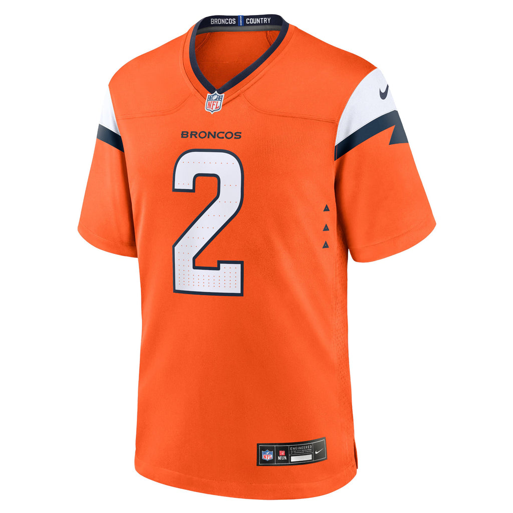 Denver Broncos Patrick Surtain II Orange Mile High Collection Game Jersey
