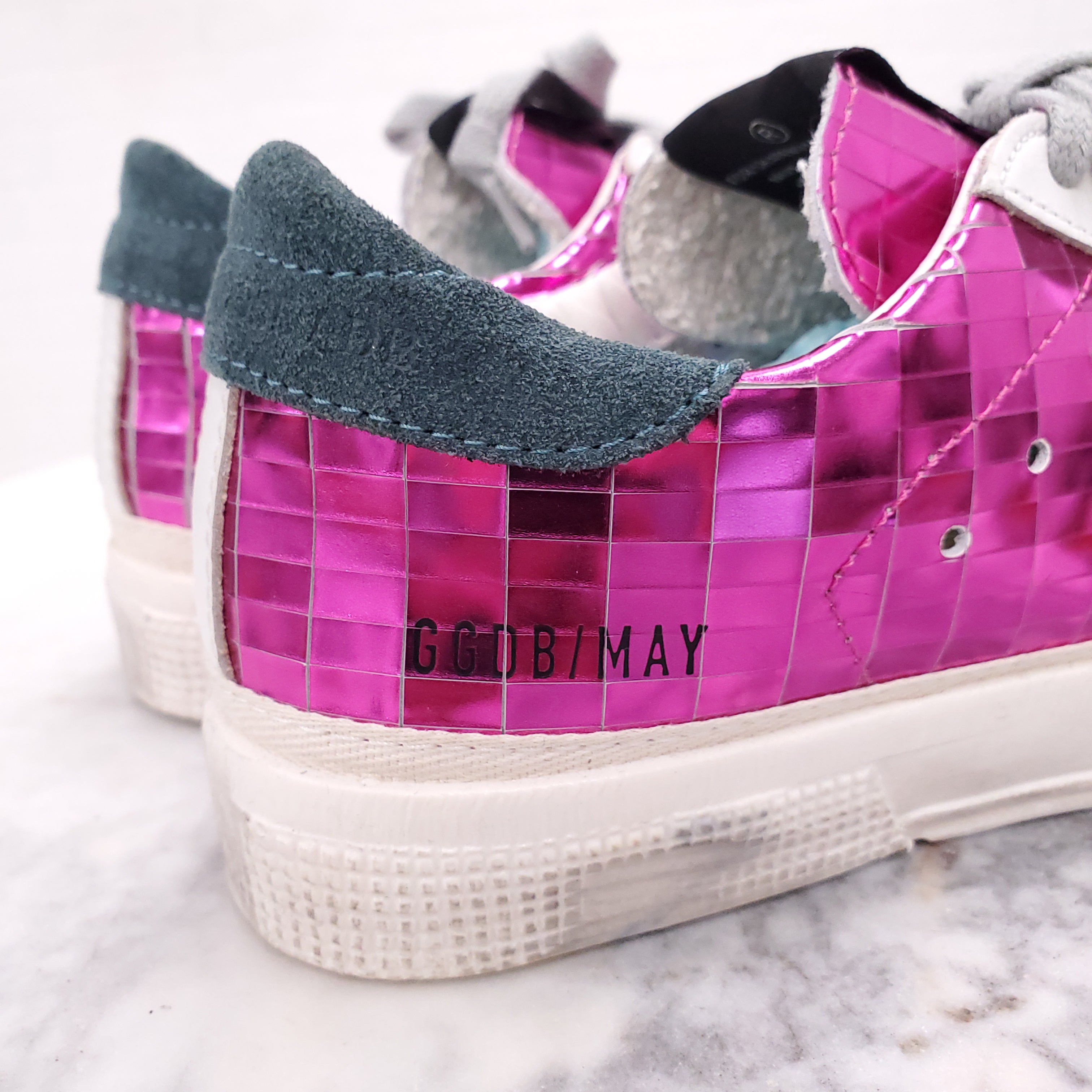 GOLDEN GOOSE PINK MAY SNEAKERS - SIZE 35