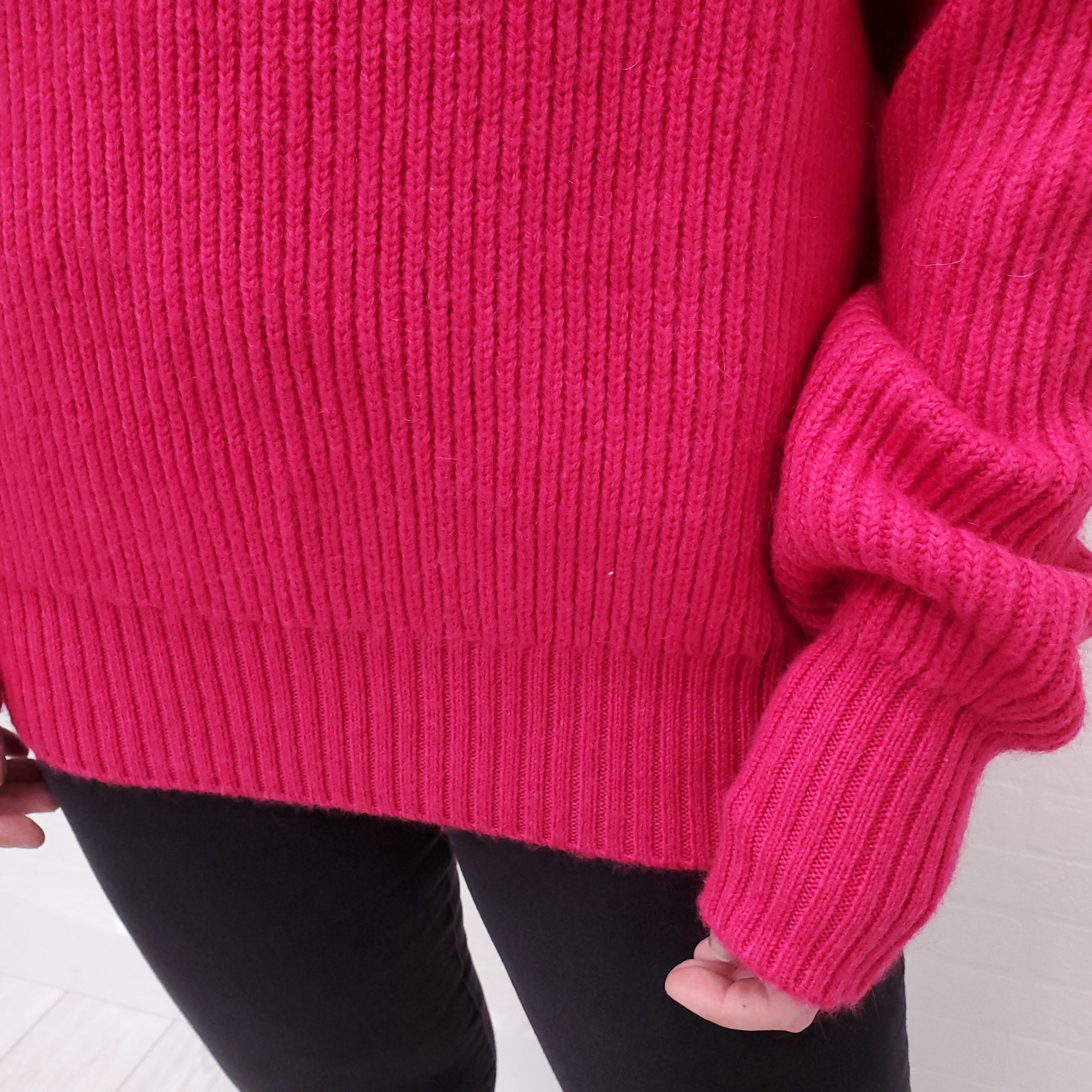 VERSACE JEANS COUTURE PINK SWEATER - SIZE L