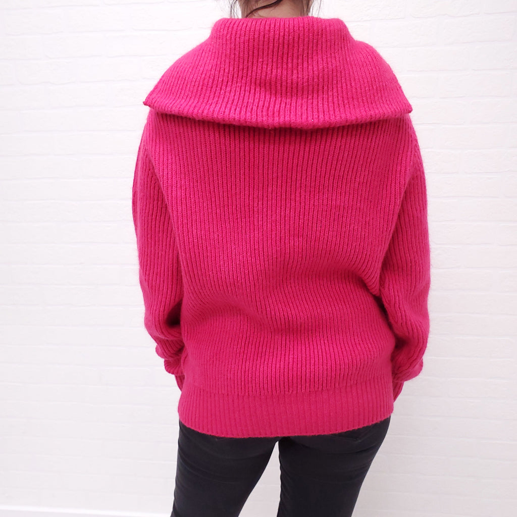 VERSACE JEANS COUTURE PINK SWEATER - SIZE L