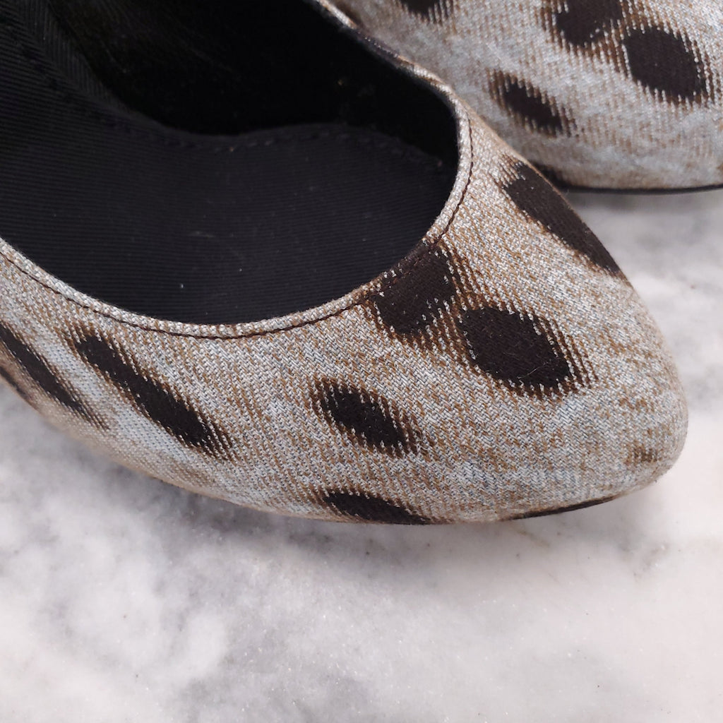 DOLCE & GABBANA LEOPARD HEELS ($1200) - SIZE 37