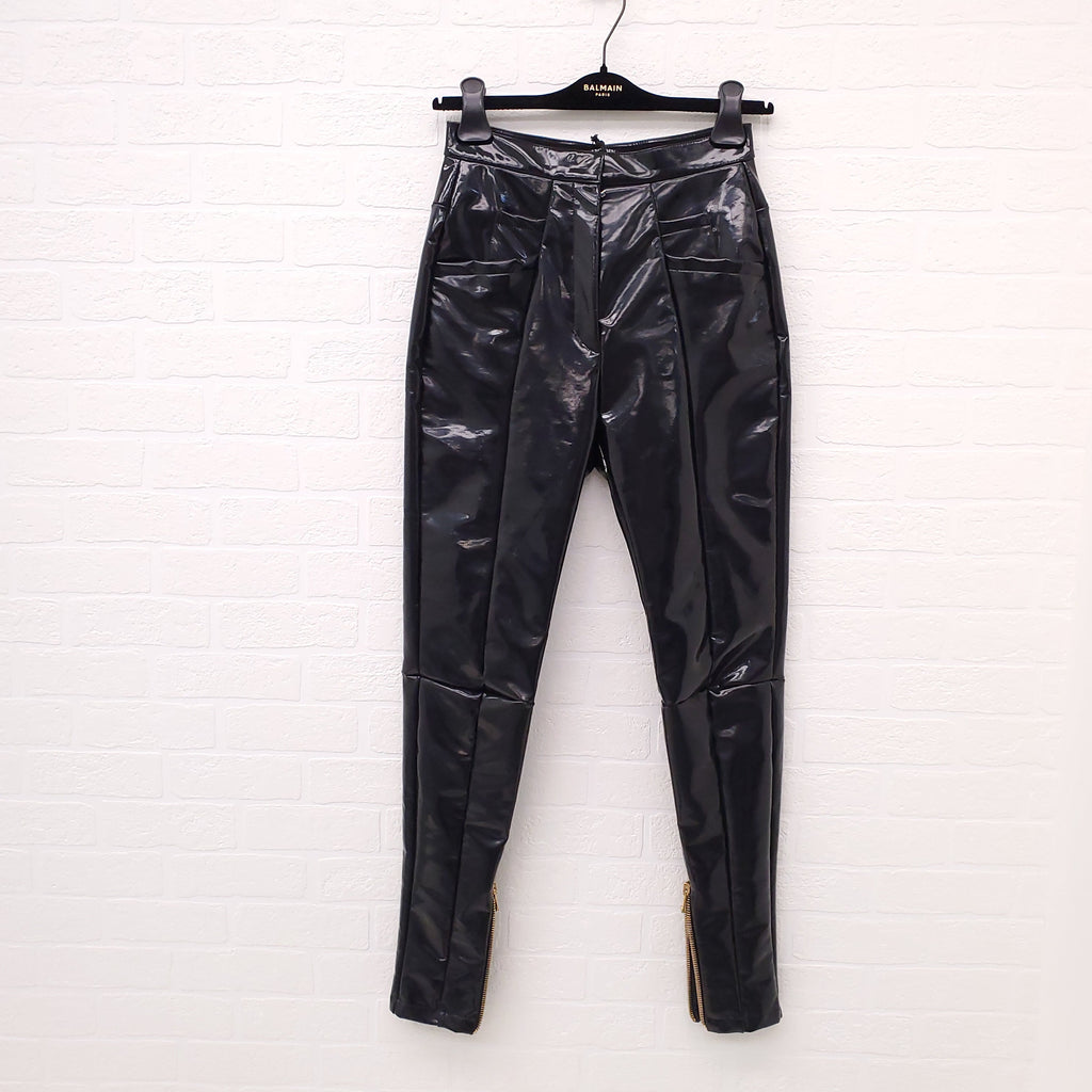 BALMAIN BLACK PANTS - SIZE 36 (FIT LIKE XXS)