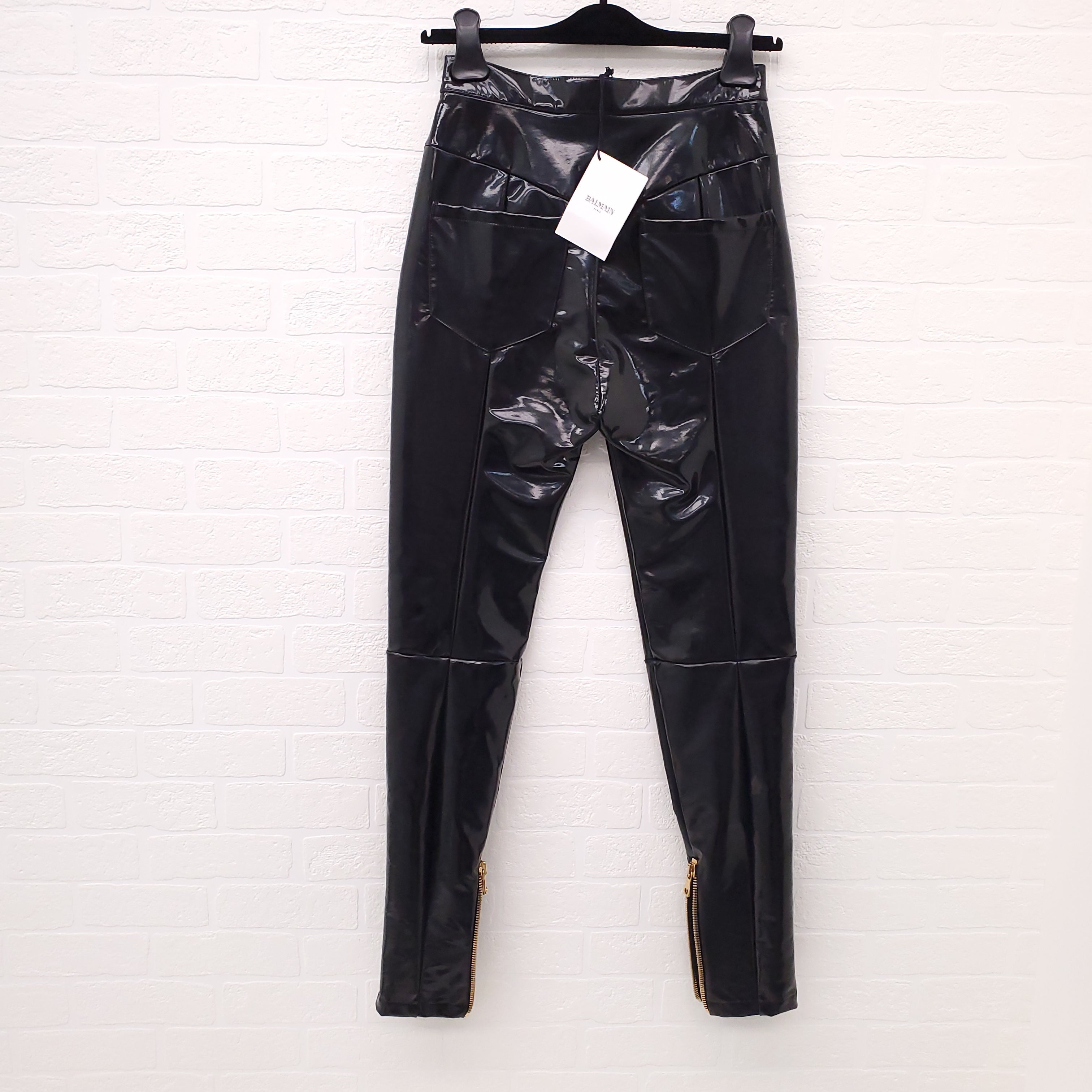 BALMAIN BLACK PANTS - SIZE 36 (FIT LIKE XXS)