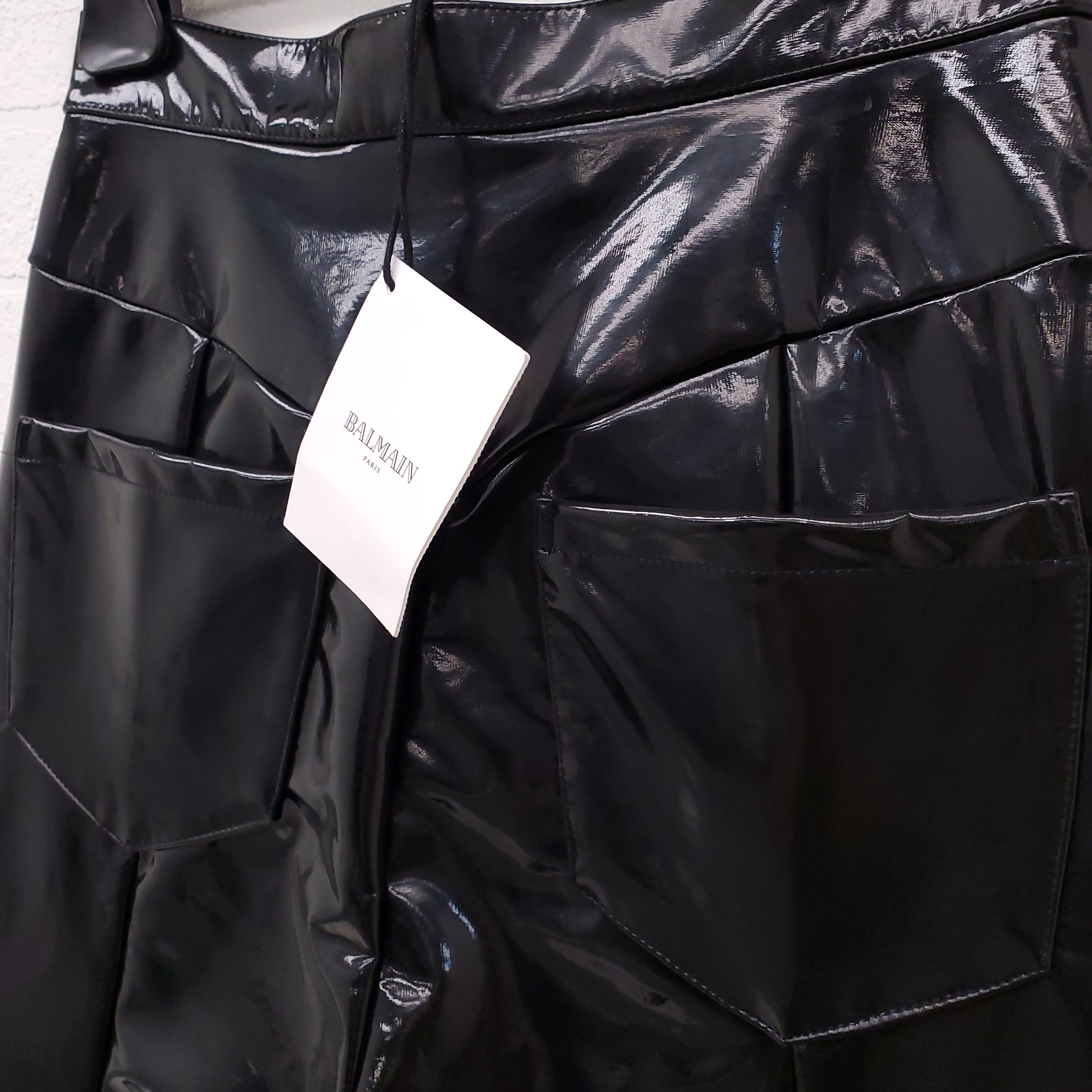 BALMAIN BLACK PANTS - SIZE 36 (FIT LIKE XXS)