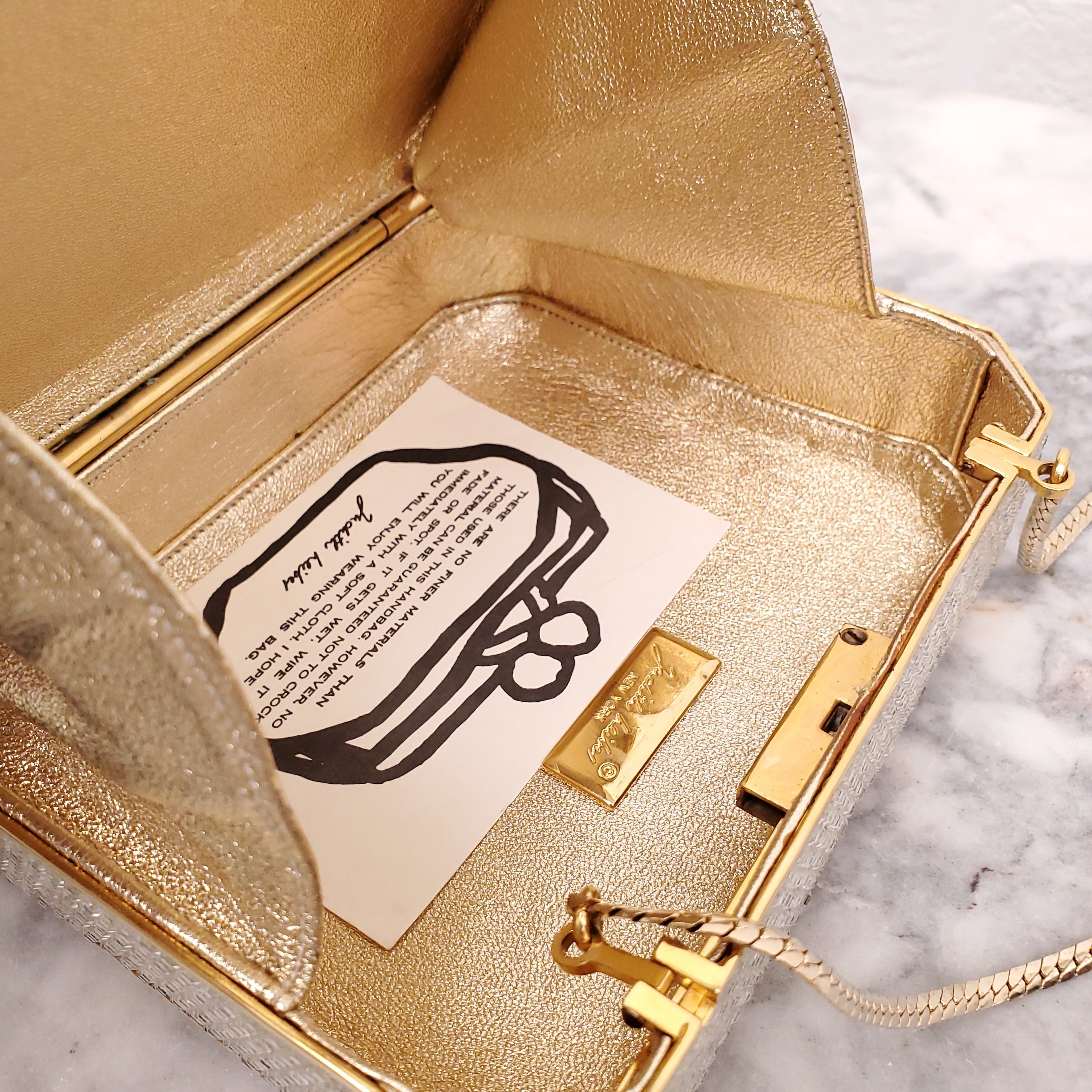 JUDITH LEIBER SWAROVSKI CRYSTAL FLASK CLUTCH