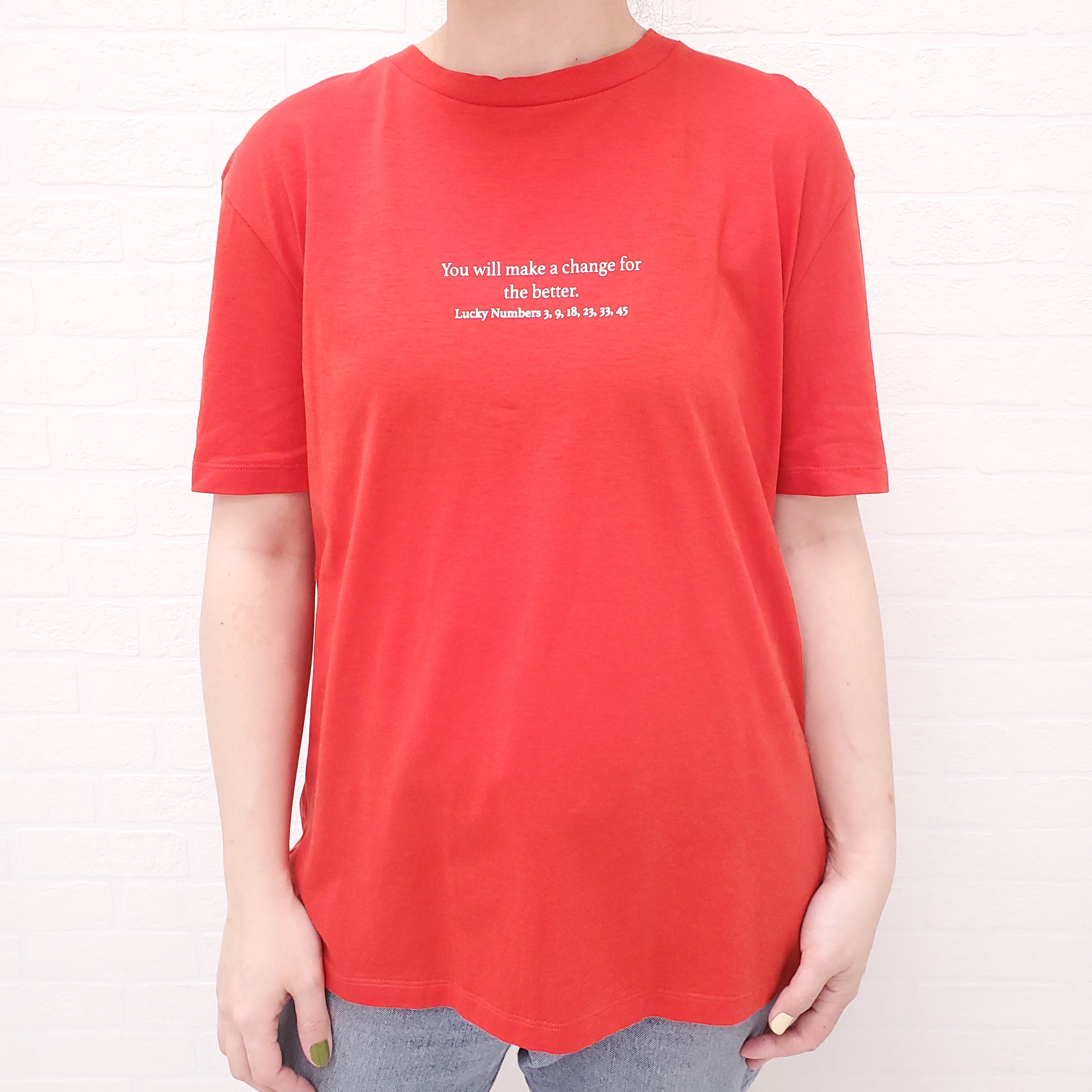 STELLA MCCARTNEY LUCKY NUMBERS T-SHIRT - SIZE 40