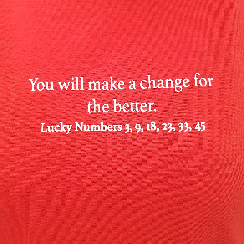 STELLA MCCARTNEY LUCKY NUMBERS T-SHIRT - SIZE 40