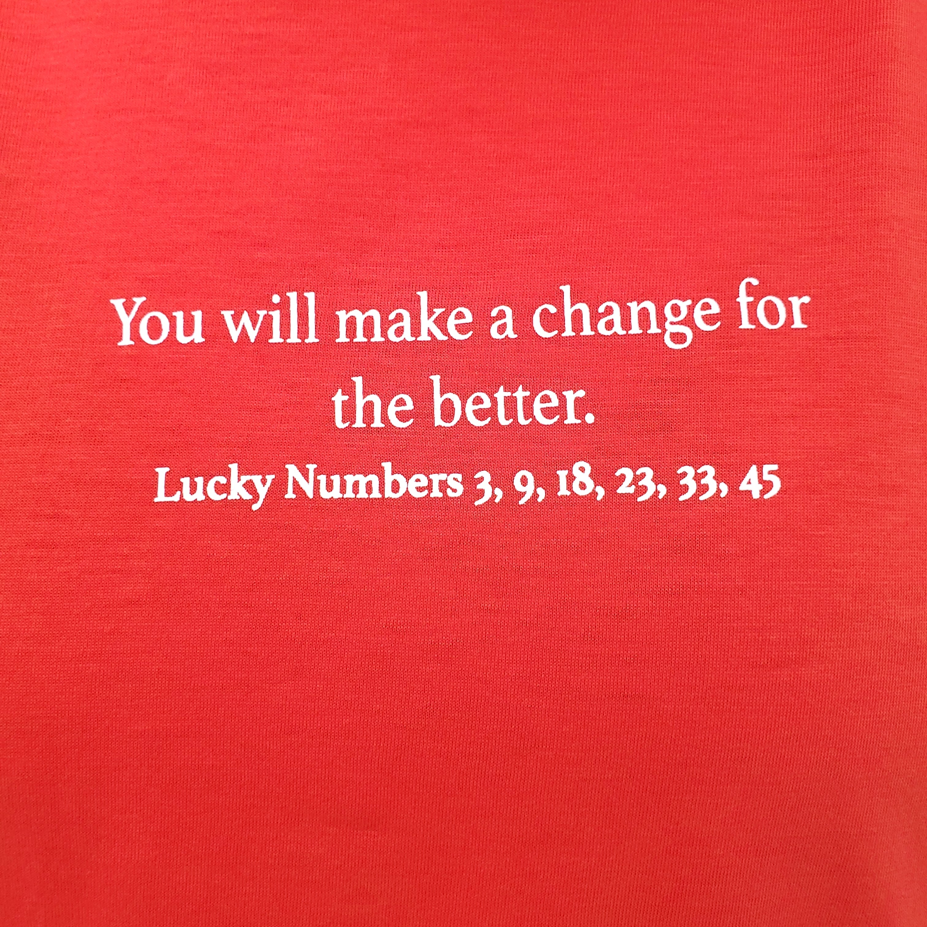 STELLA MCCARTNEY LUCKY NUMBERS T-SHIRT - SIZE 40