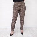 CHANEL STITCHED DETAILED PANTS - SIZE 40