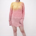 THE ATTICO OMBRE CROCHET DRESS - SIZE 44