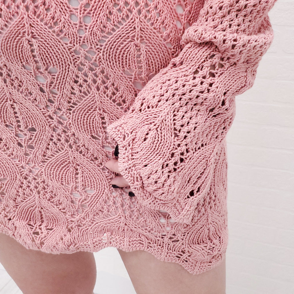 THE ATTICO OMBRE CROCHET DRESS - SIZE 44