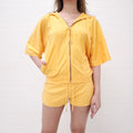 HERMÈS YELLOW SHORT SLEEVE PULLOVER SET- SIZE 34