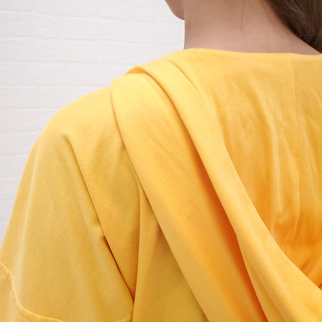 HERMÈS YELLOW SHORT SLEEVE PULLOVER SET- SIZE 34