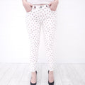 CURRENT/ELLIOTT FLORAL WHITE DENIM JEANS - SIZE 30