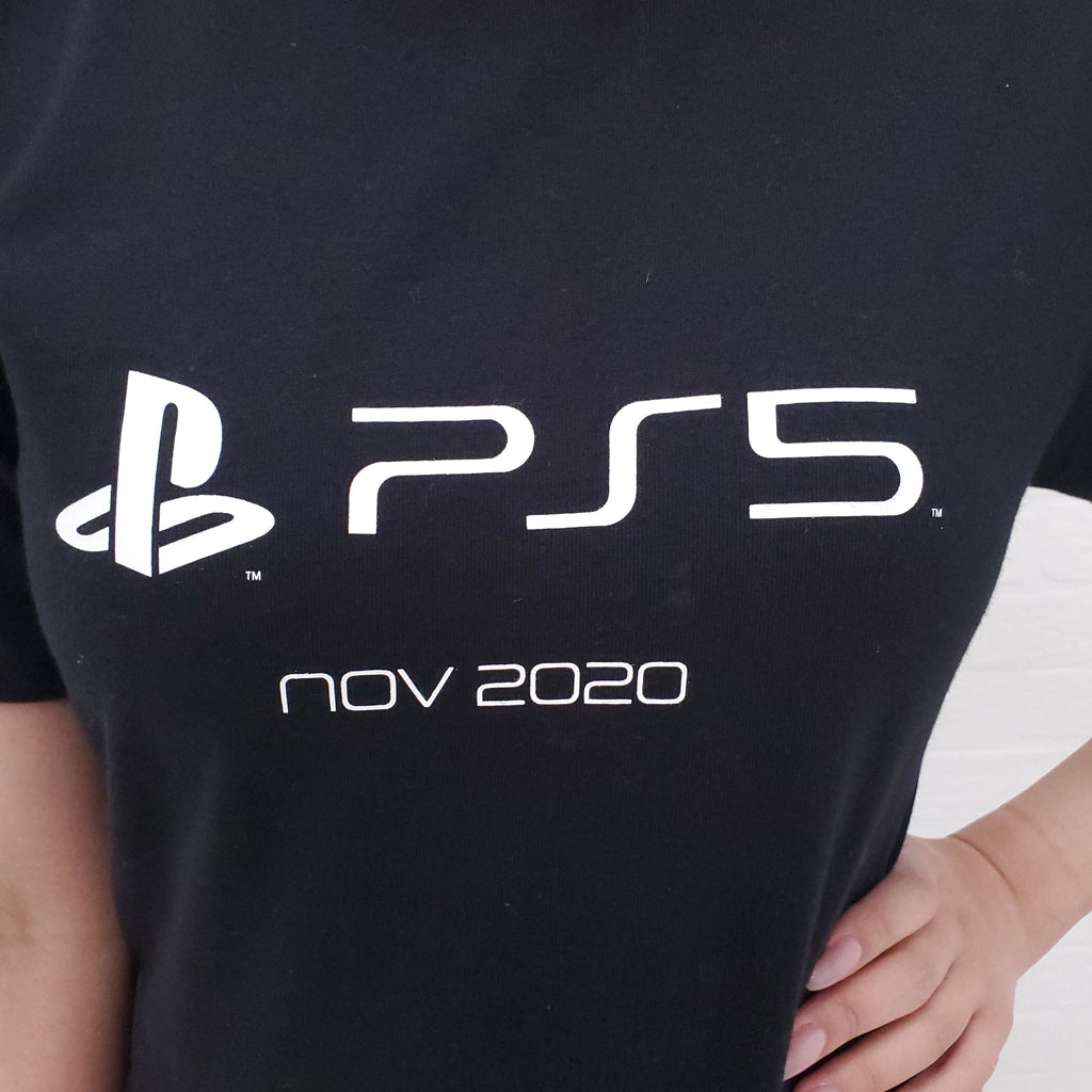 BALENCIAGA 'PLAYSTATION' LOGO T-SHIRT - SIZE XS