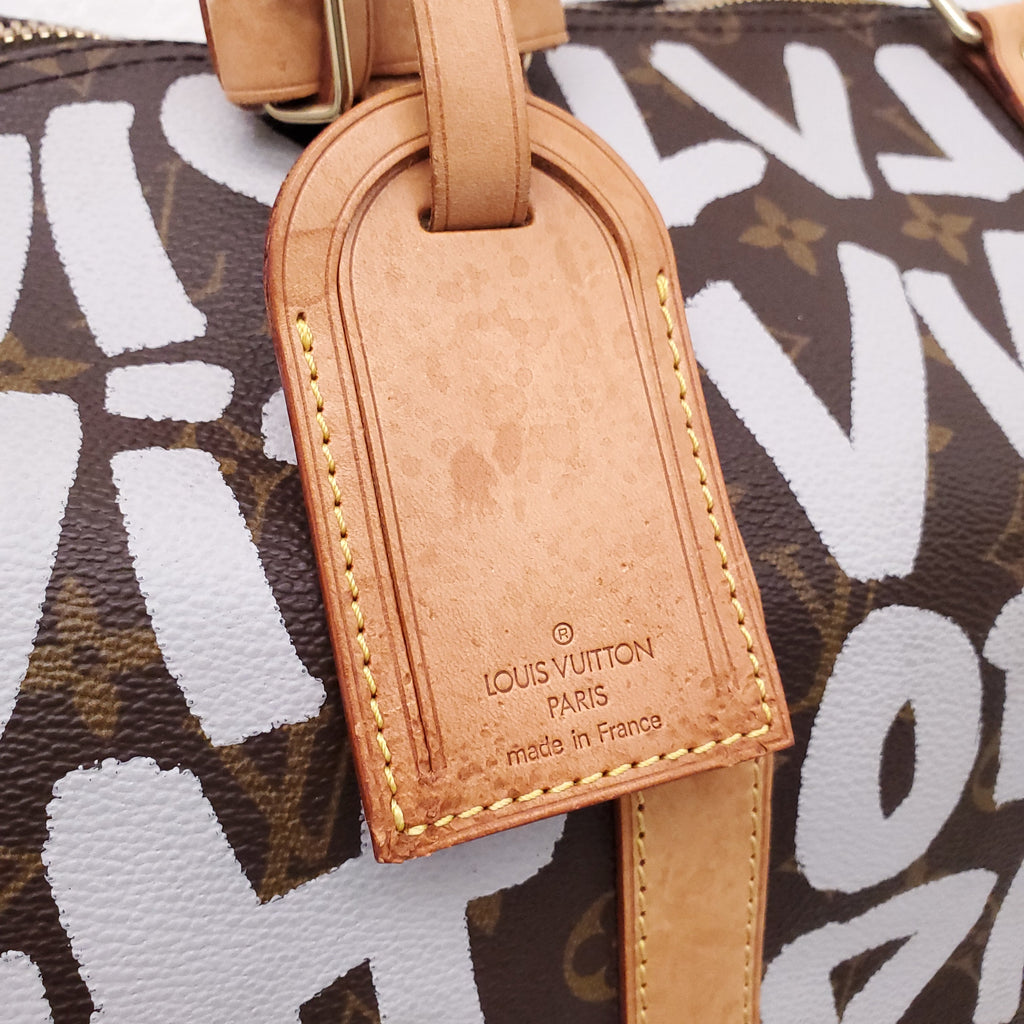 LOUIS VUITTON X STEPHEN SPROUSE 2001 KEEPALL 50 TRAVEL BAG