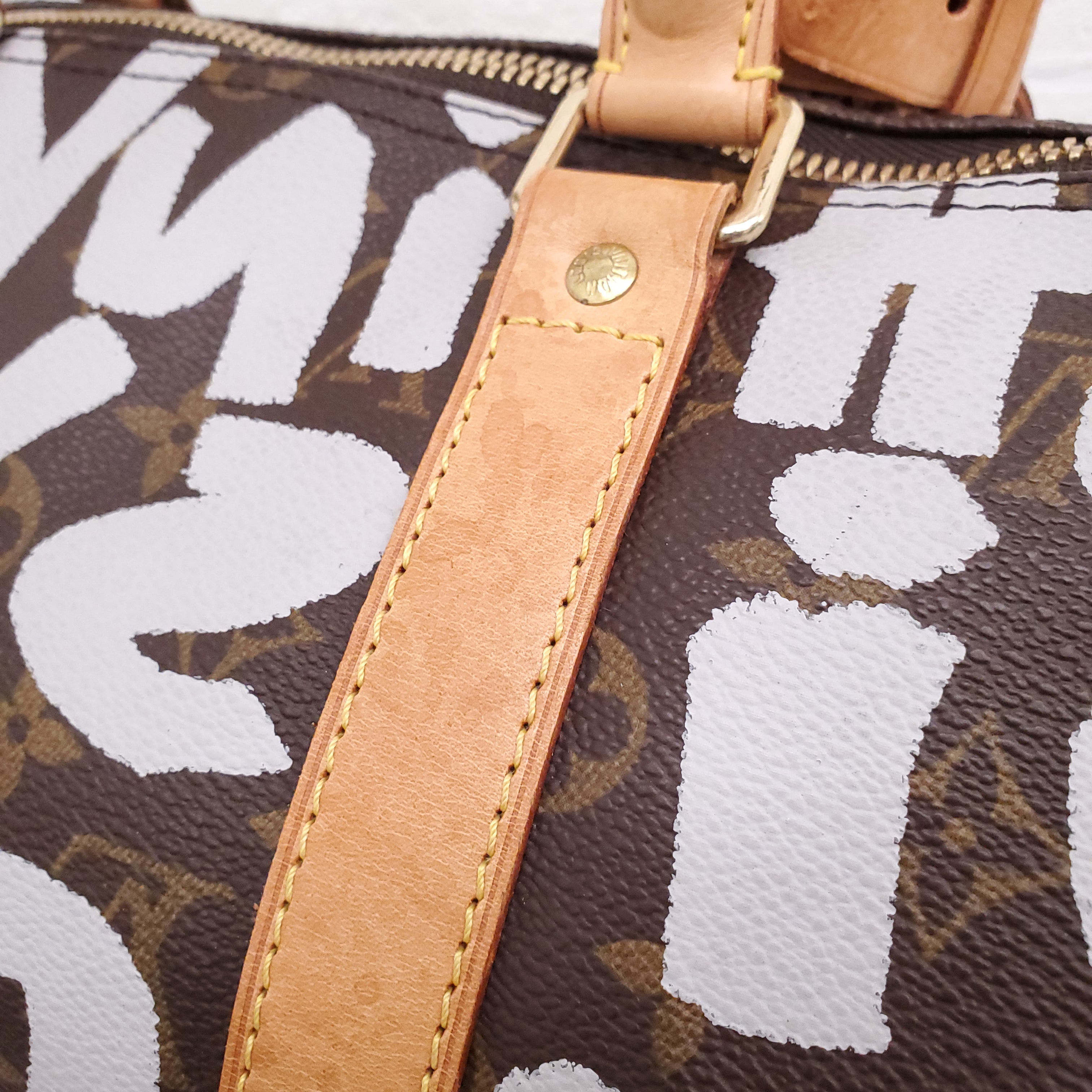 LOUIS VUITTON X STEPHEN SPROUSE 2001 KEEPALL 50 TRAVEL BAG