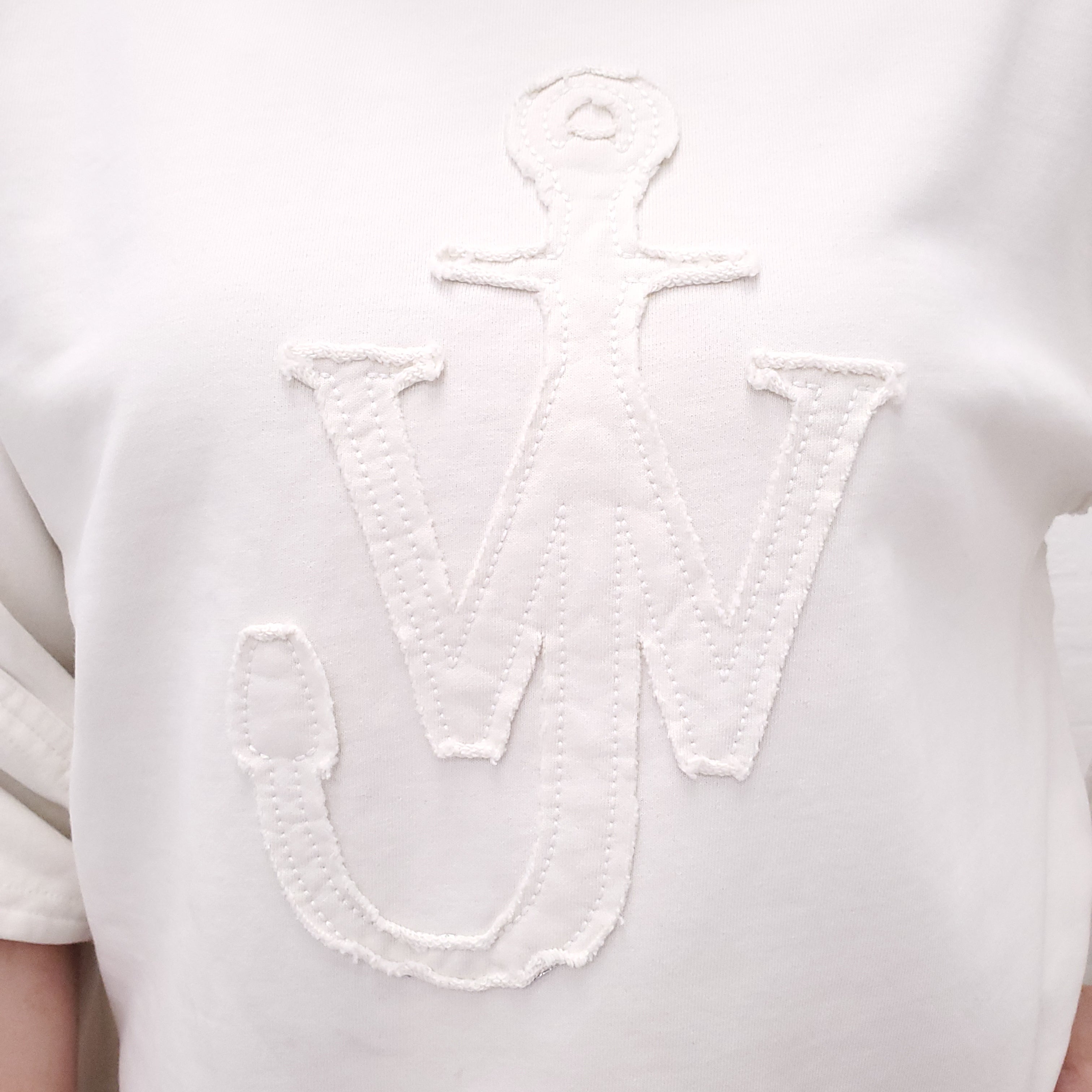 JW ANDERSON CREAM LOGO SWEATER - SIZE L