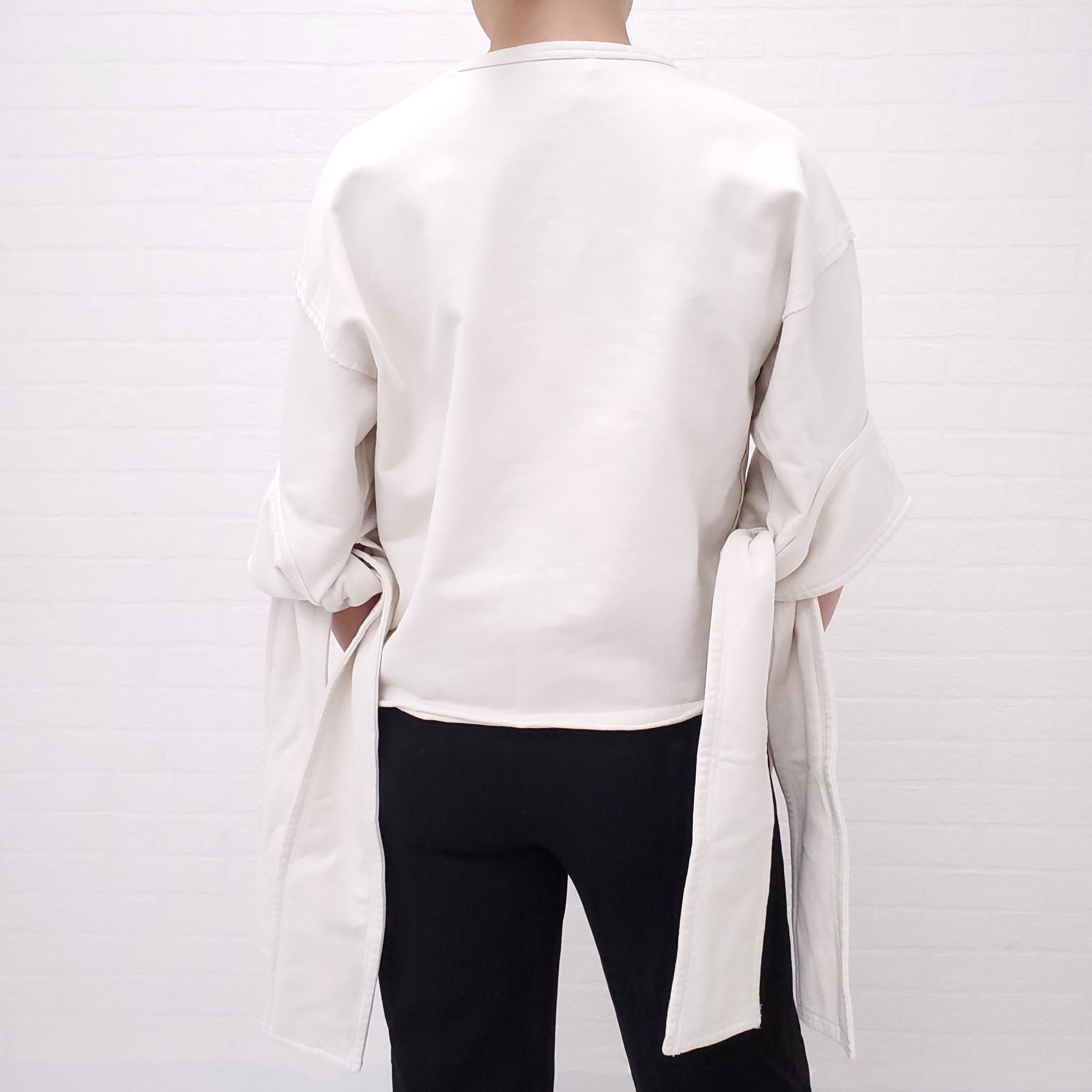 JW ANDERSON CREAM LOGO SWEATER - SIZE L