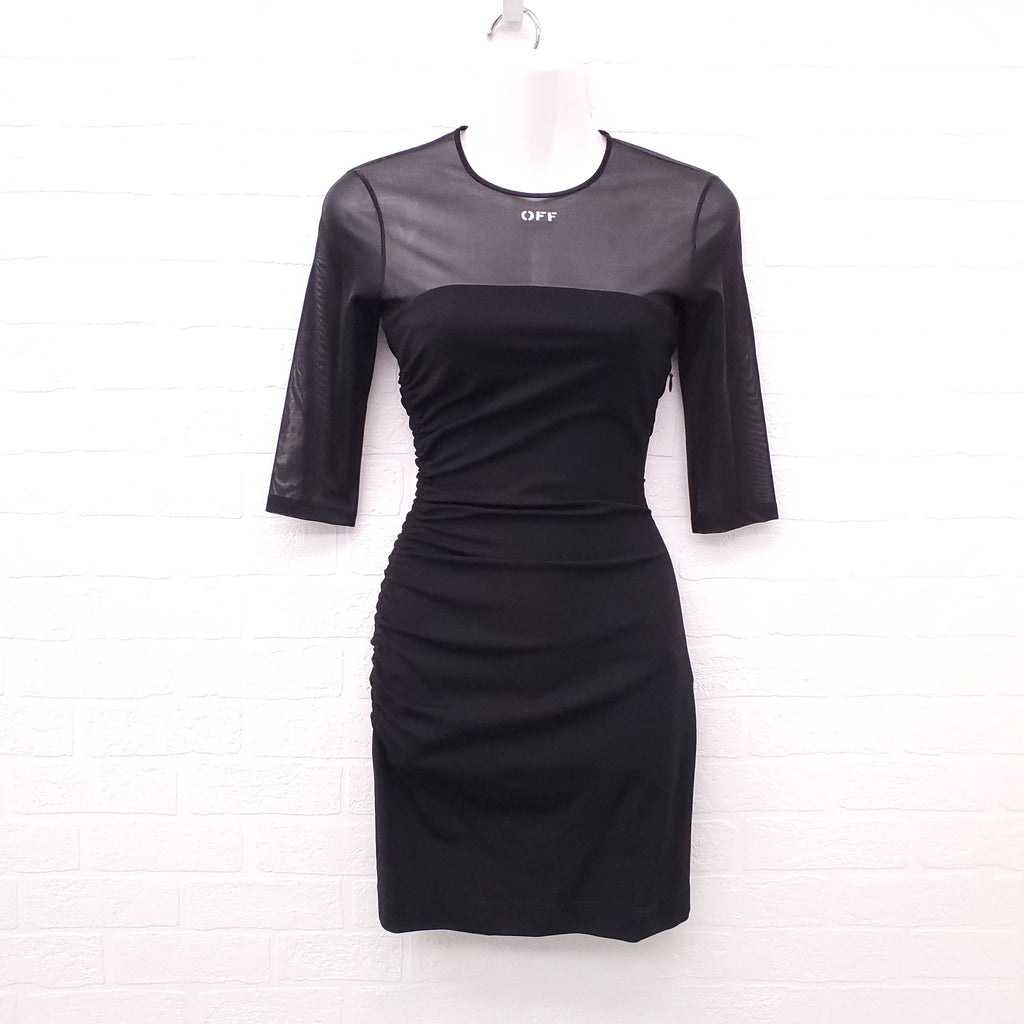 OFF-WHITE LOGO DRESS - SIZE 36