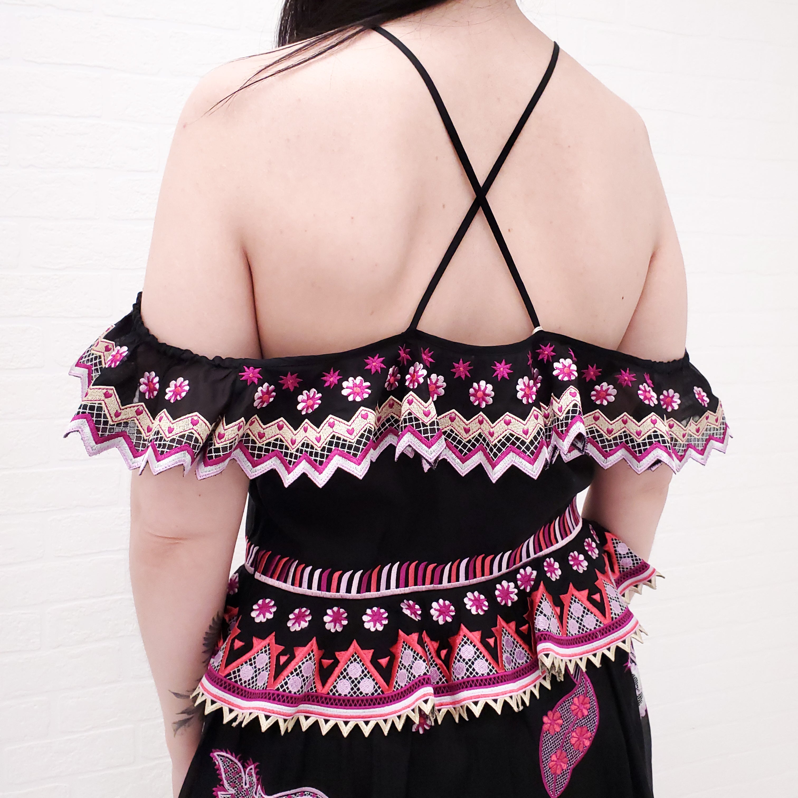 TEMPERLEY LONDON WILDFLOWER DRESS - SIZE 10