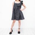 SHUSHU/TONG BLACK WOVEN DRESS - SIZE 12 UK/8 US