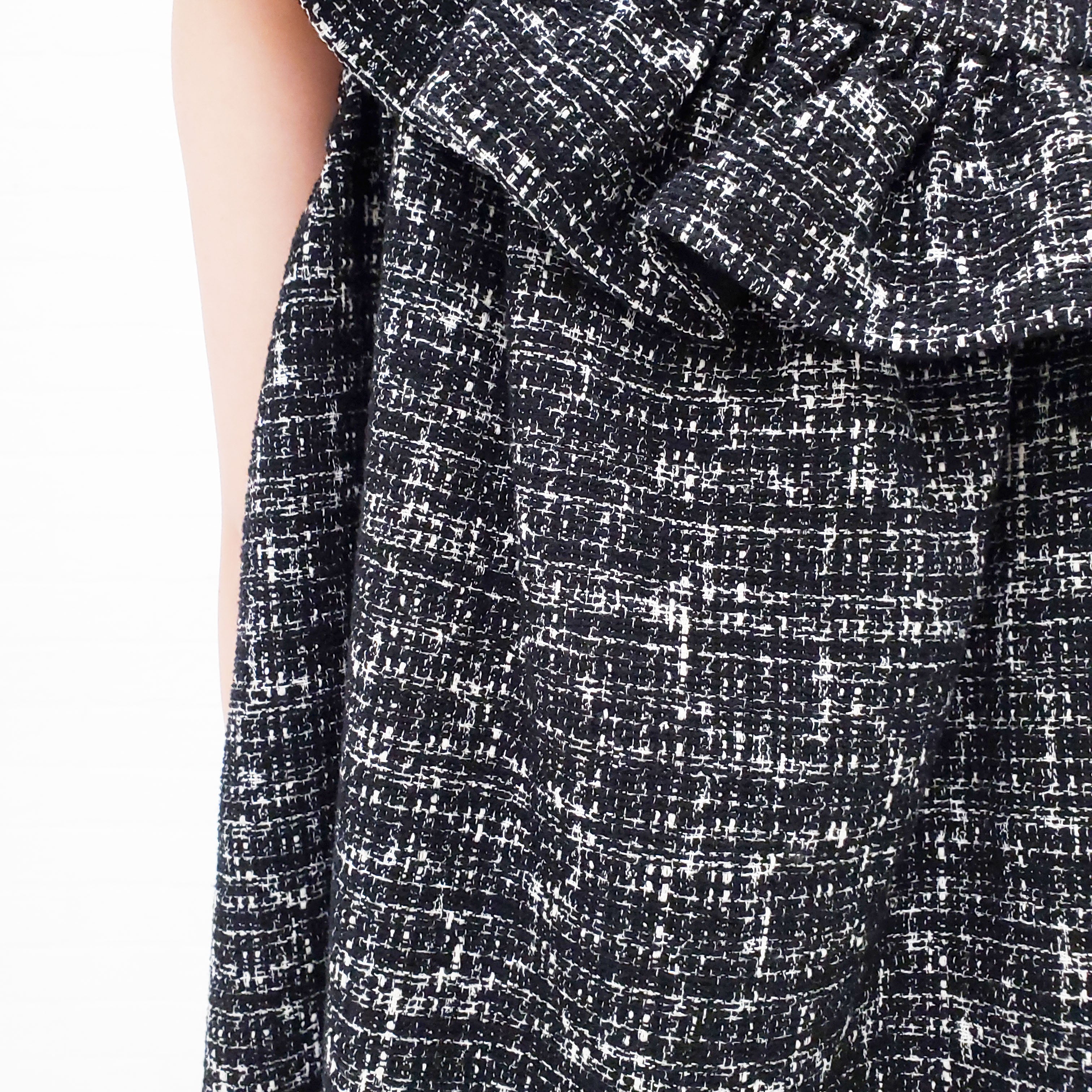 SHUSHU/TONG BLACK WOVEN DRESS - SIZE 12 UK/8 US