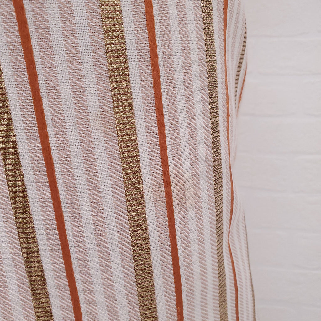 PETER PILOTTO STRIPED METALLIC SKIRT - SIZE 8