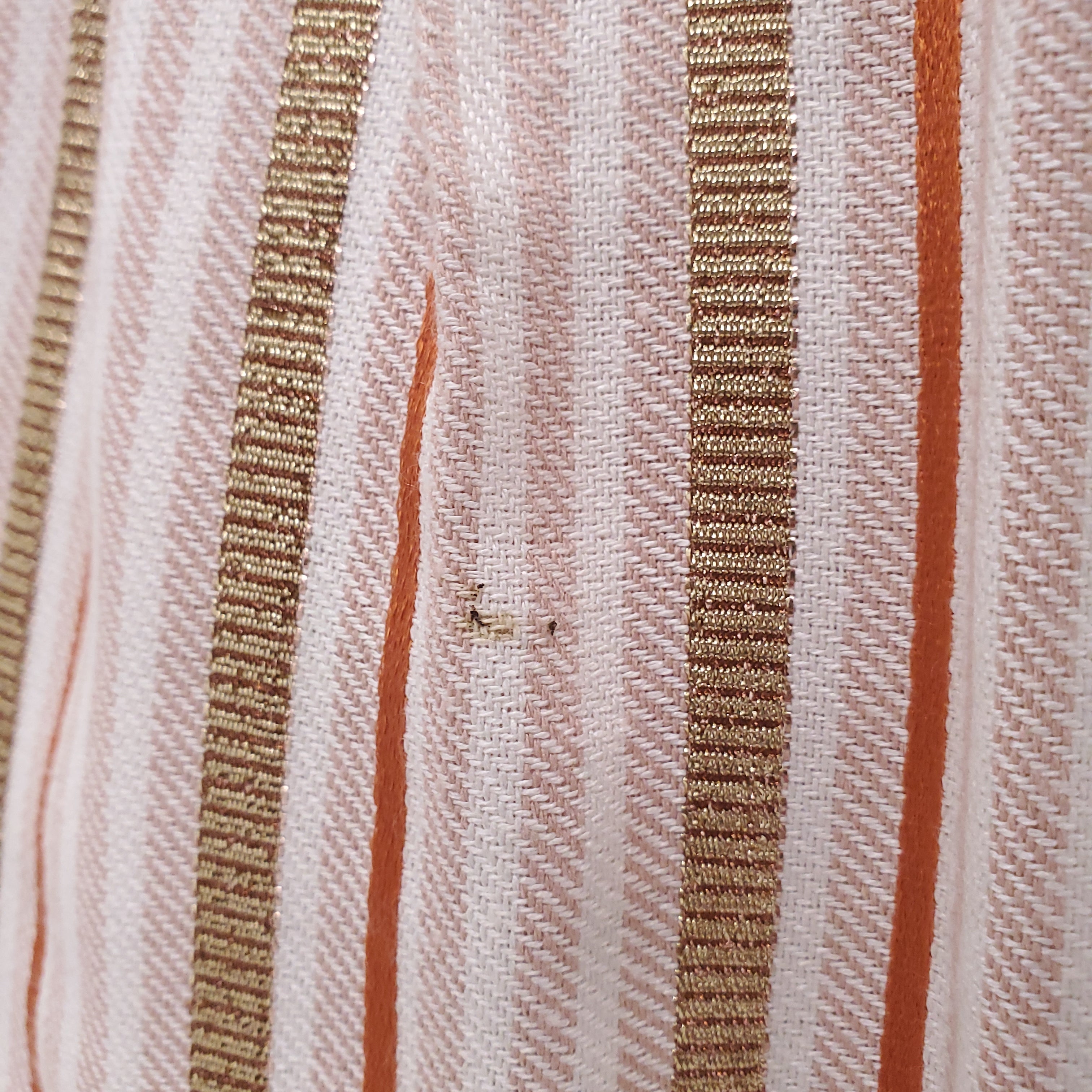 PETER PILOTTO STRIPED METALLIC SKIRT - SIZE 8