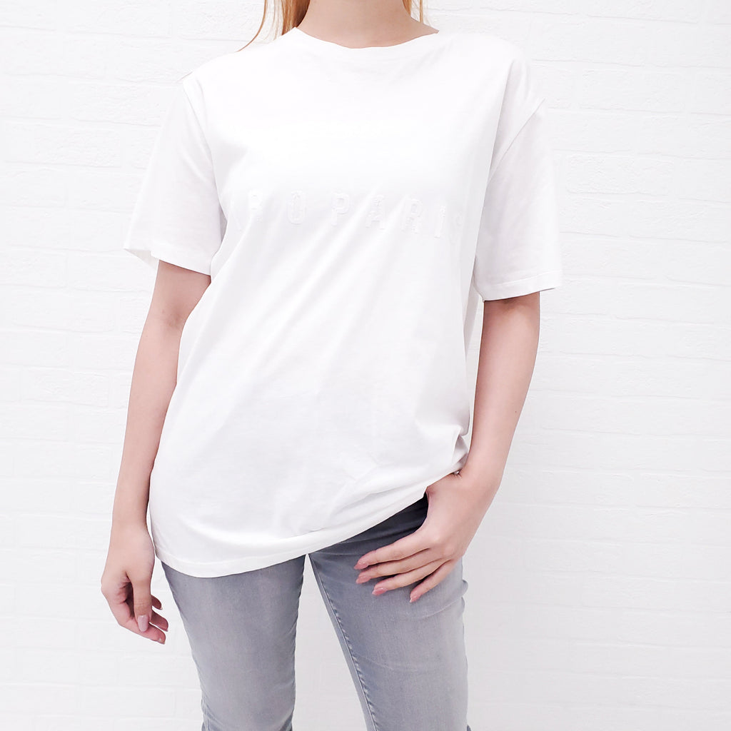 IRO PARIS LOGO T-SHIRT - SIZE S