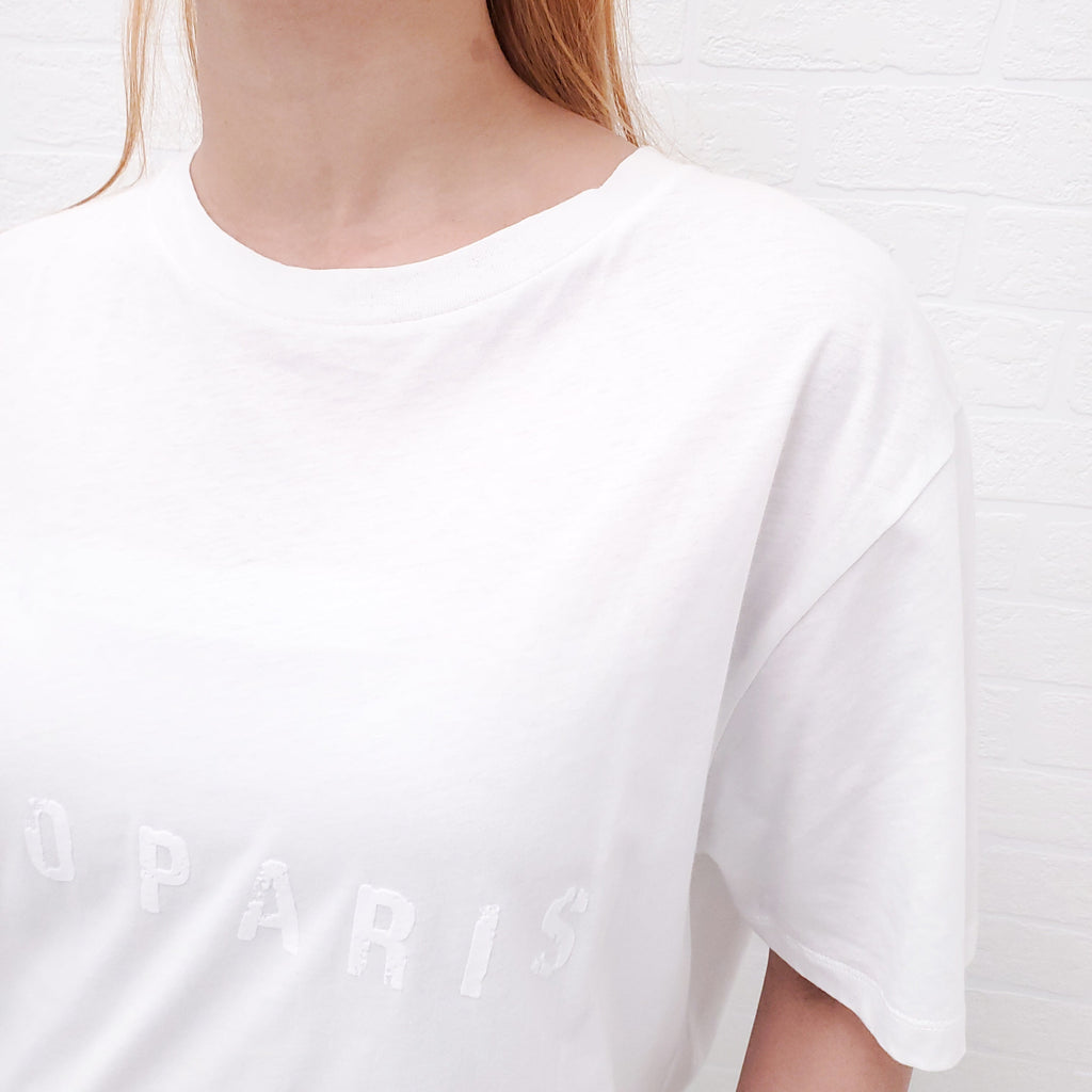 IRO PARIS LOGO T-SHIRT - SIZE S