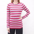 ZIMMERMANN PINK STRIPED SWEATER - SIZE 1 (S)