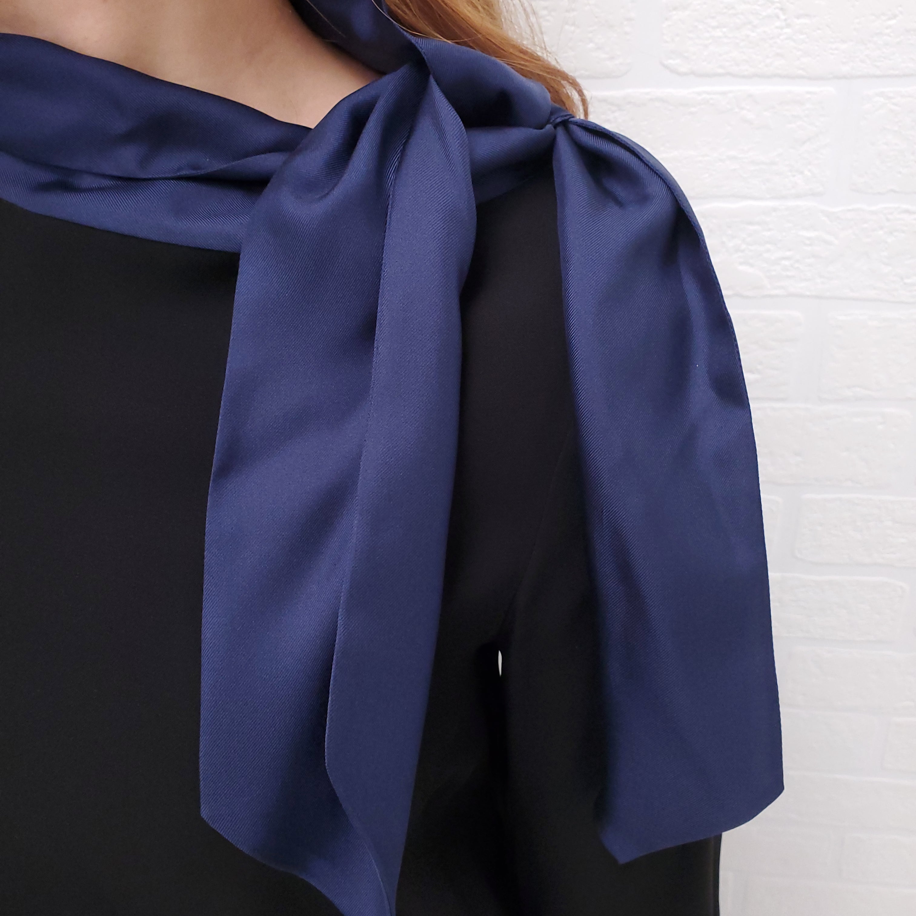 MARNI BLACK DRESS WITH BLUE COLLOR - SIZE 40