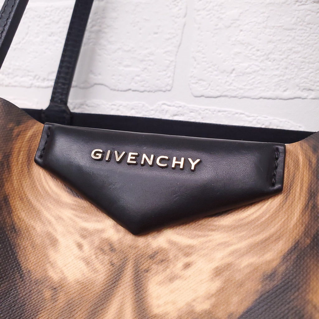 GIVENCHY FLAME PRINT TOTE BAG