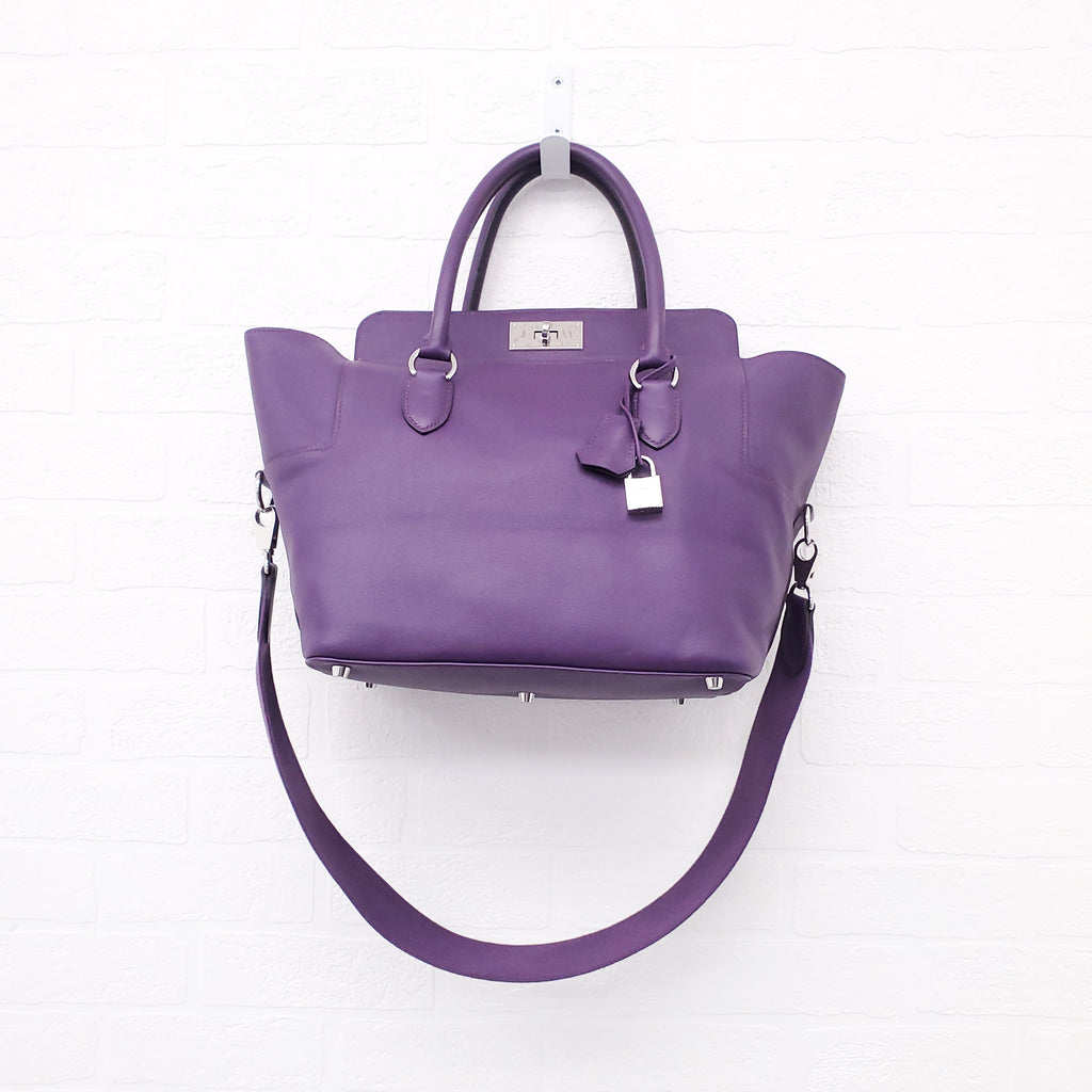 HERMÈS PURPLE TOOLBOX BAG