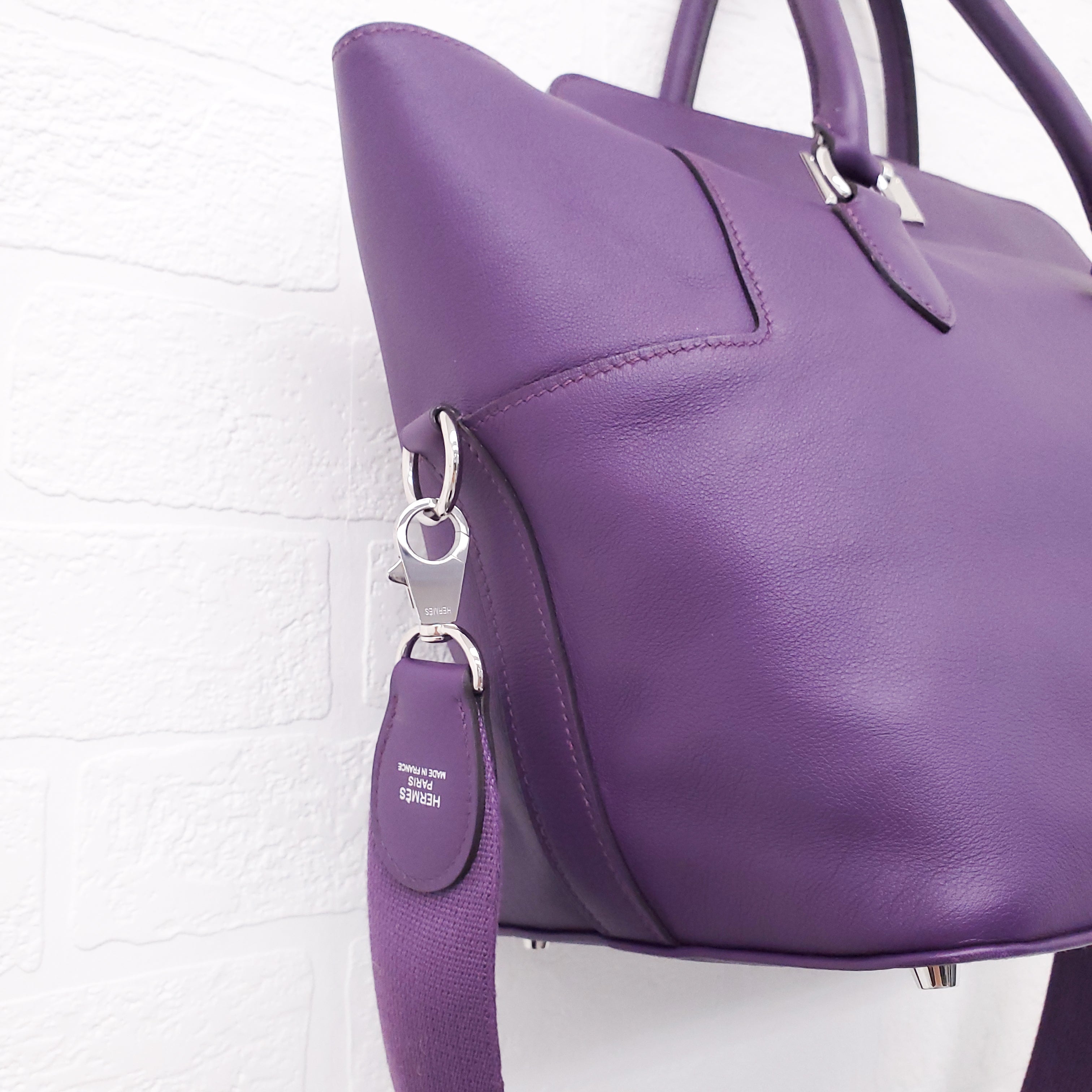 HERMÈS PURPLE TOOLBOX BAG