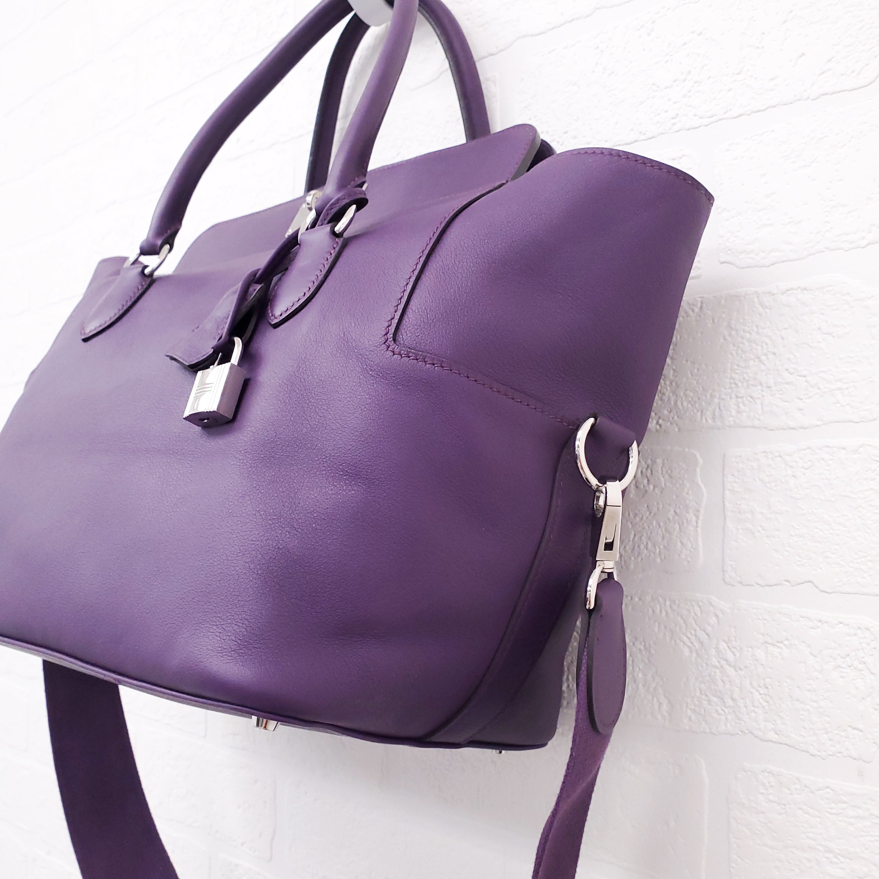 HERMÈS PURPLE TOOLBOX BAG