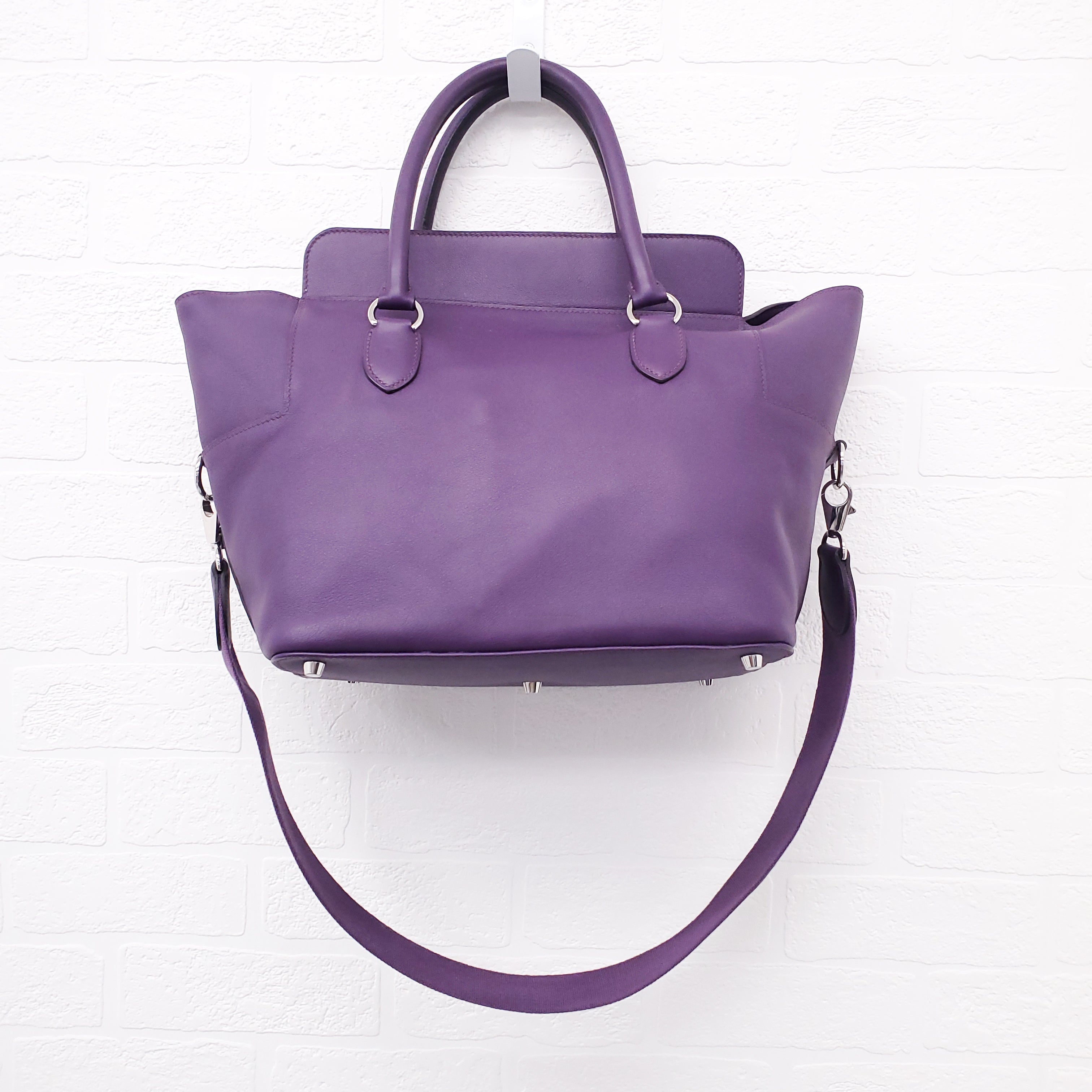 HERMÈS PURPLE TOOLBOX BAG
