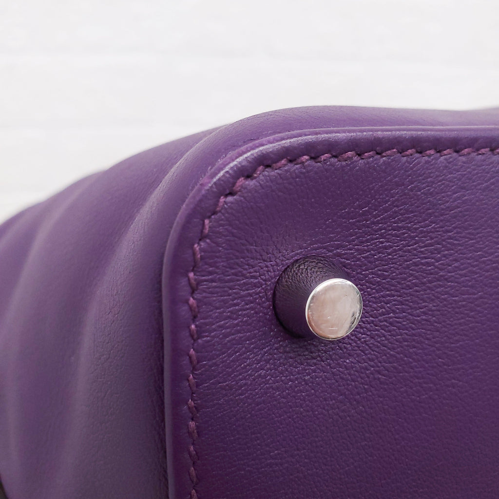HERMÈS PURPLE TOOLBOX BAG