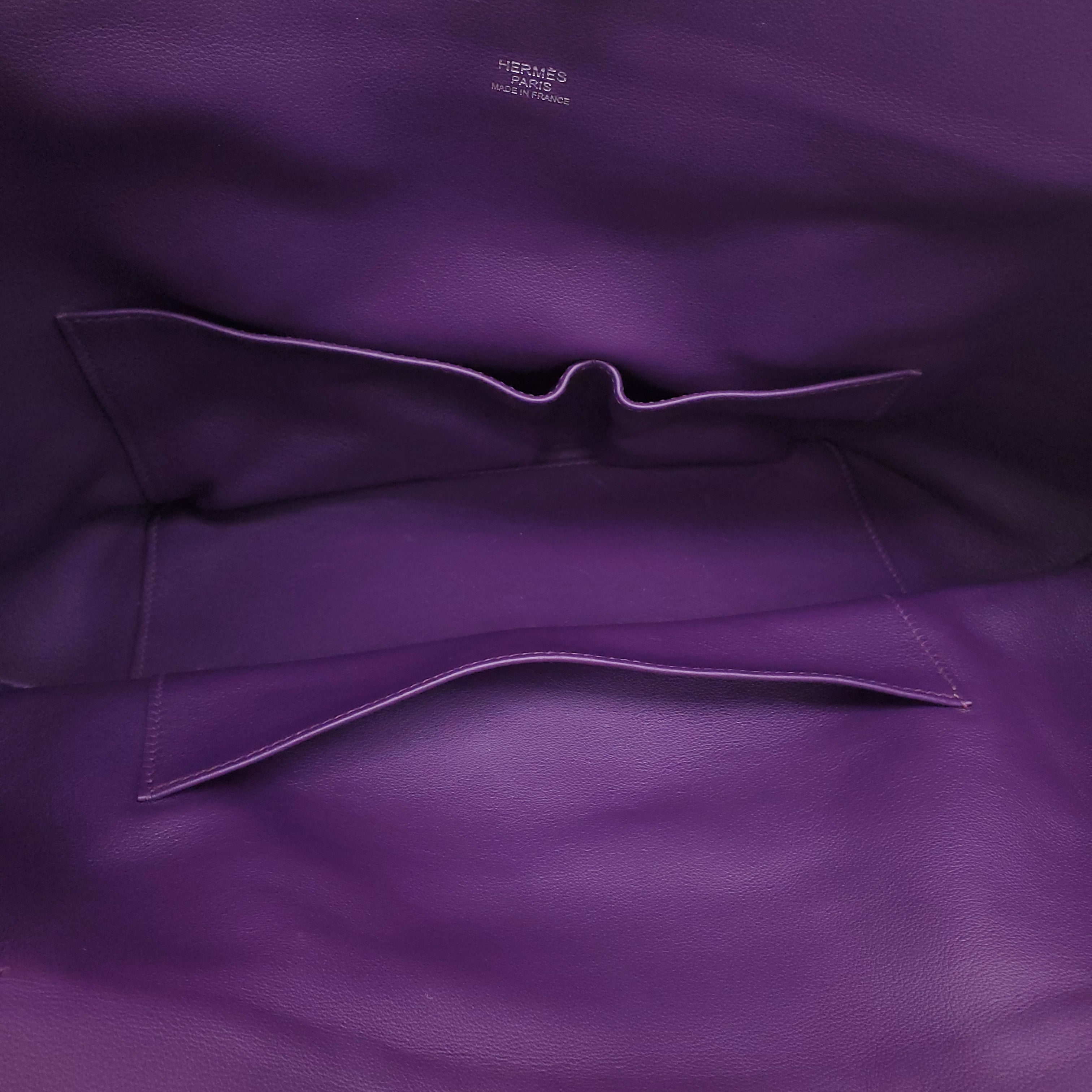 HERMÈS PURPLE TOOLBOX BAG