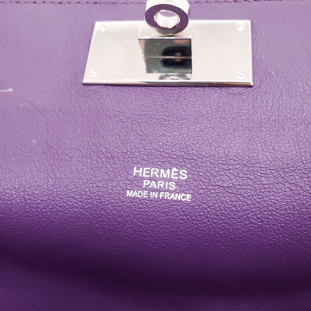 HERMÈS PURPLE TOOLBOX BAG