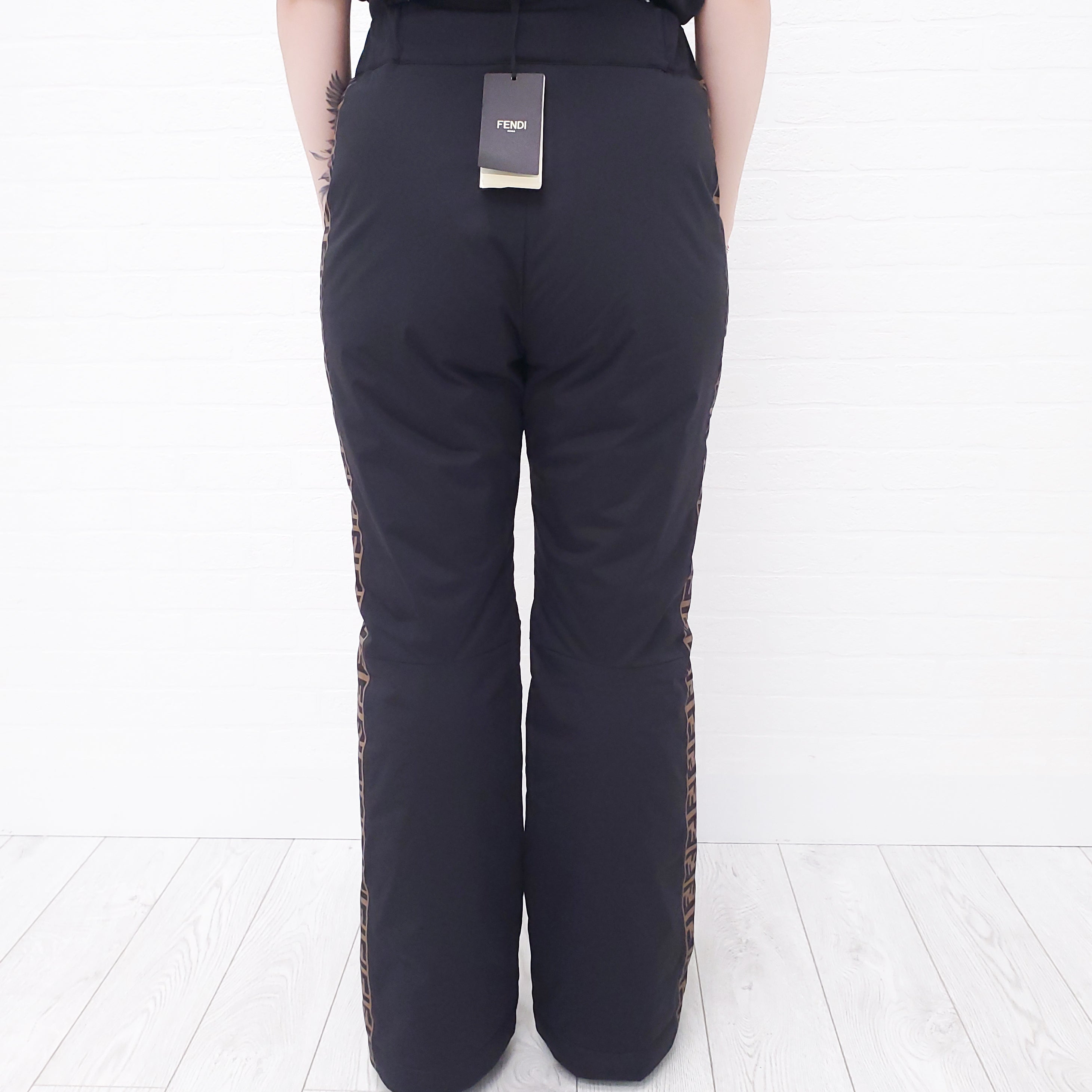 FENDI LOGO SKI PANTS - SIZE 46/12