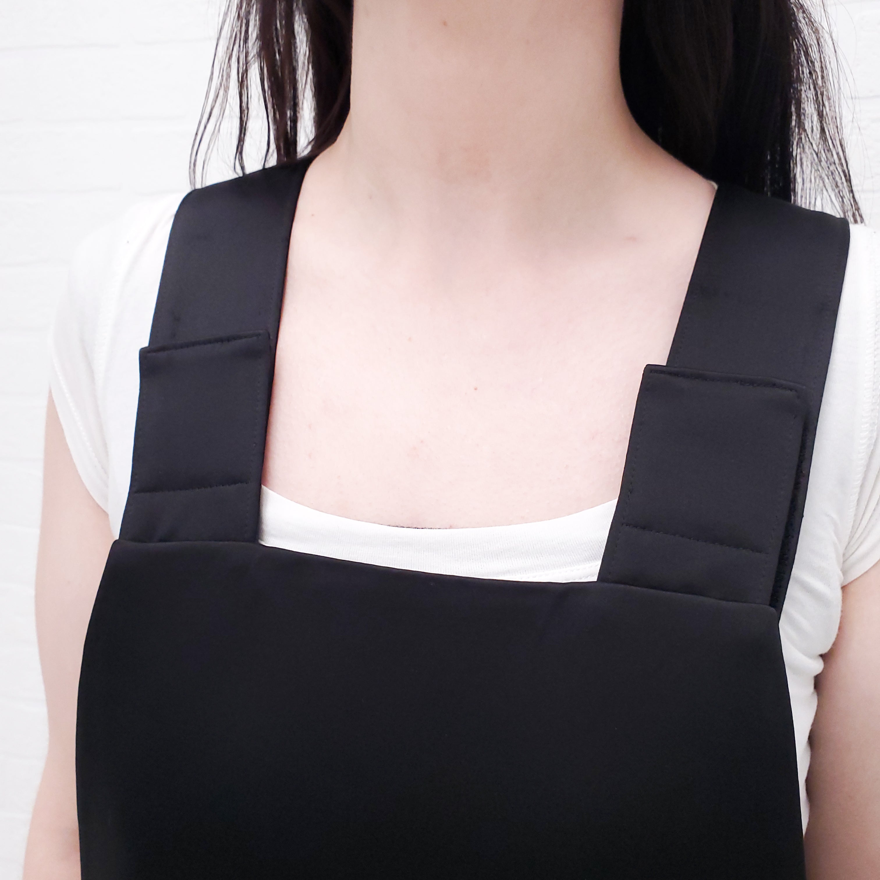 COMME DES GARÇONS BLACK OVERALL DRESS - SIZE M