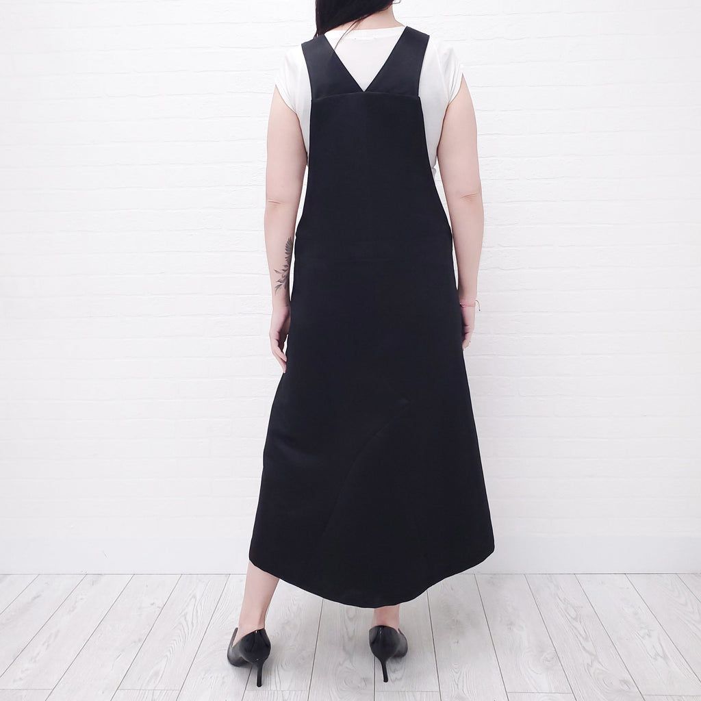 COMME DES GARÇONS BLACK OVERALL DRESS - SIZE M